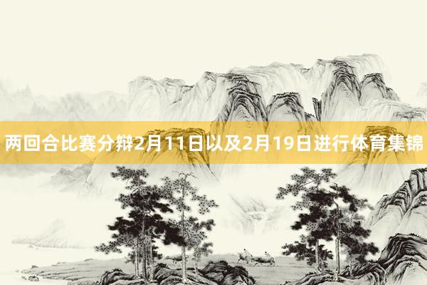 两回合比赛分辩2月11日以及2月19日进行体育集锦