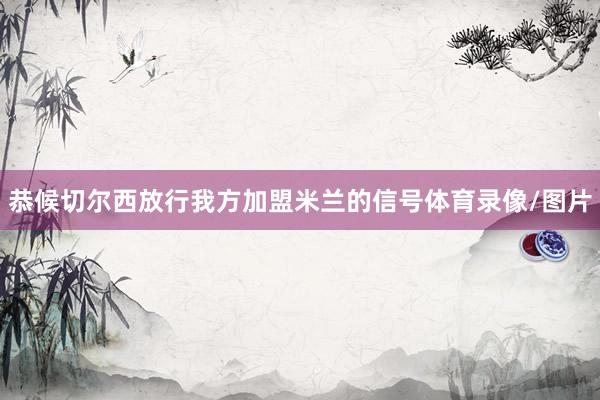 恭候切尔西放行我方加盟米兰的信号体育录像/图片