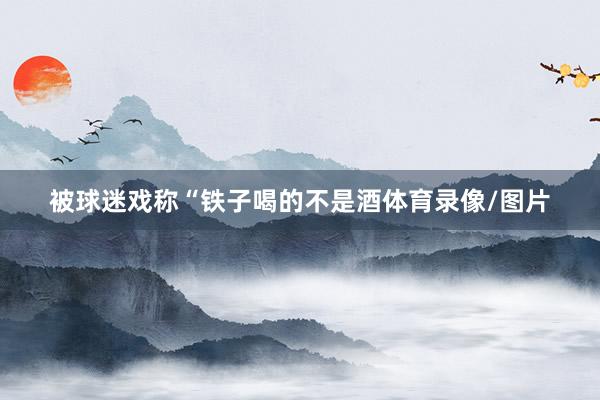 被球迷戏称“铁子喝的不是酒体育录像/图片