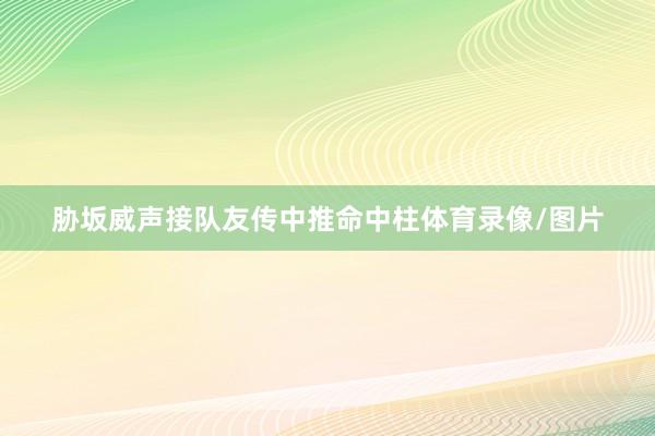 胁坂威声接队友传中推命中柱体育录像/图片