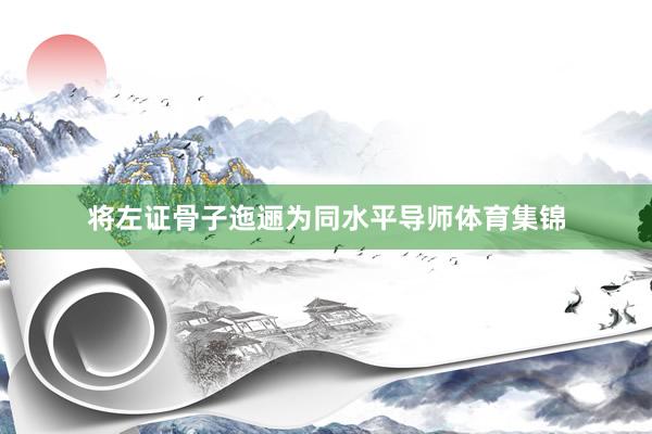 将左证骨子迤逦为同水平导师体育集锦