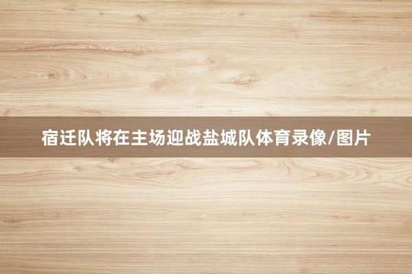 宿迁队将在主场迎战盐城队体育录像/图片