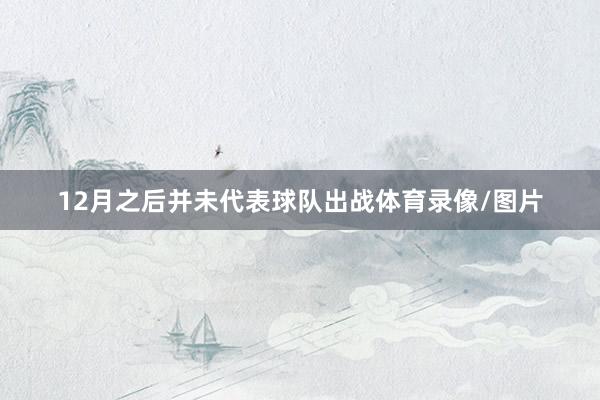 12月之后并未代表球队出战体育录像/图片