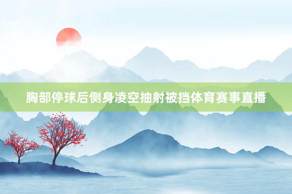 胸部停球后侧身凌空抽射被挡体育赛事直播