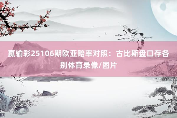 赢输彩25106期欧亚赔率对照：古比斯盘口存各别体育录像/图片
