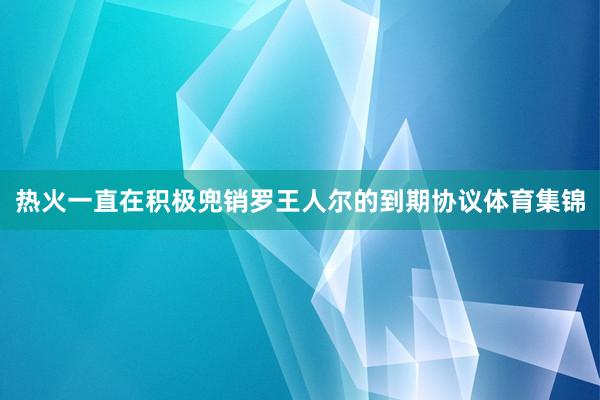 热火一直在积极兜销罗王人尔的到期协议体育集锦