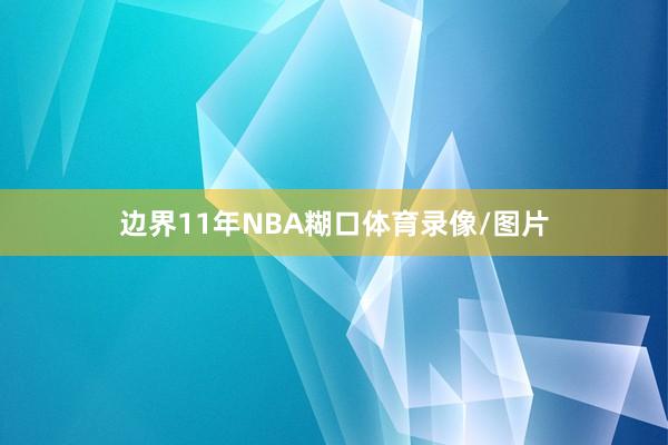 边界11年NBA糊口体育录像/图片