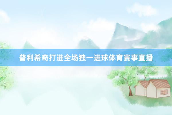 普利希奇打进全场独一进球体育赛事直播