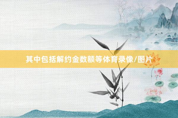 其中包括解约金数额等体育录像/图片