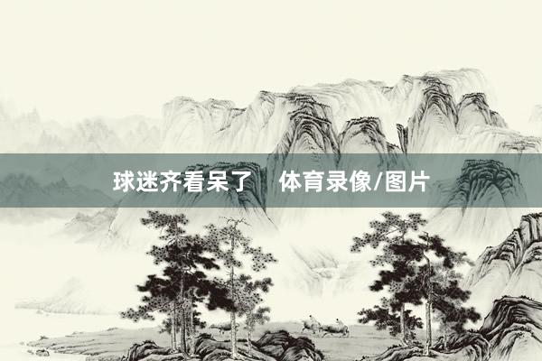 球迷齐看呆了    体育录像/图片