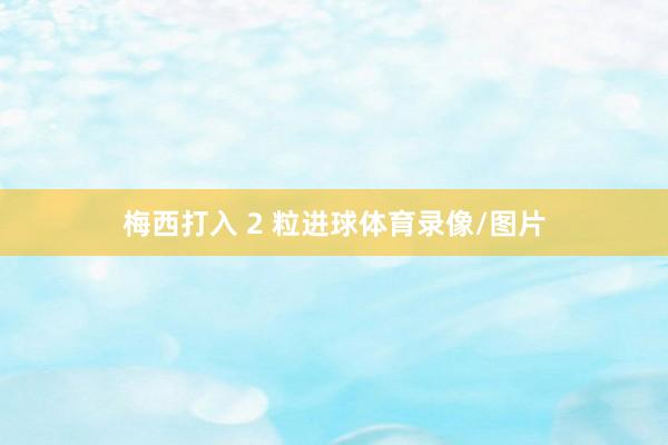 梅西打入 2 粒进球体育录像/图片