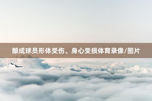 酿成球员形体受伤、身心受损体育录像/图片